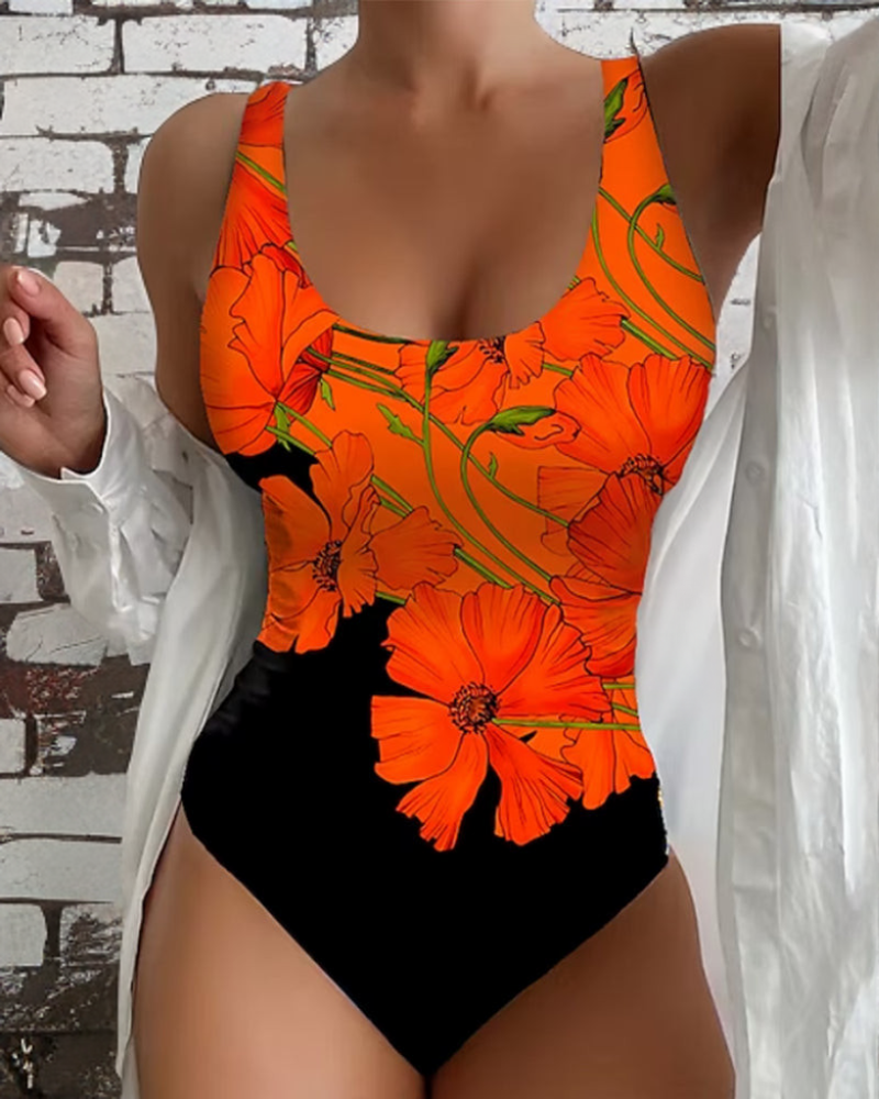 Eira - Stylish One-Piece Floral Swimsuit