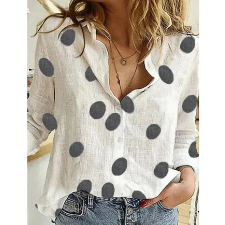 Corinne – Vintage Bloom Floral Blouse