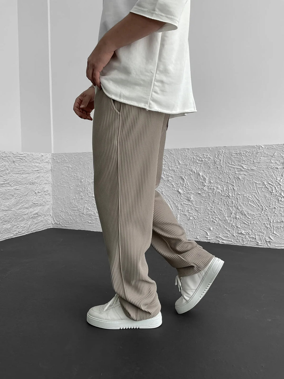 Ariel - Elegant Ribbed Pants