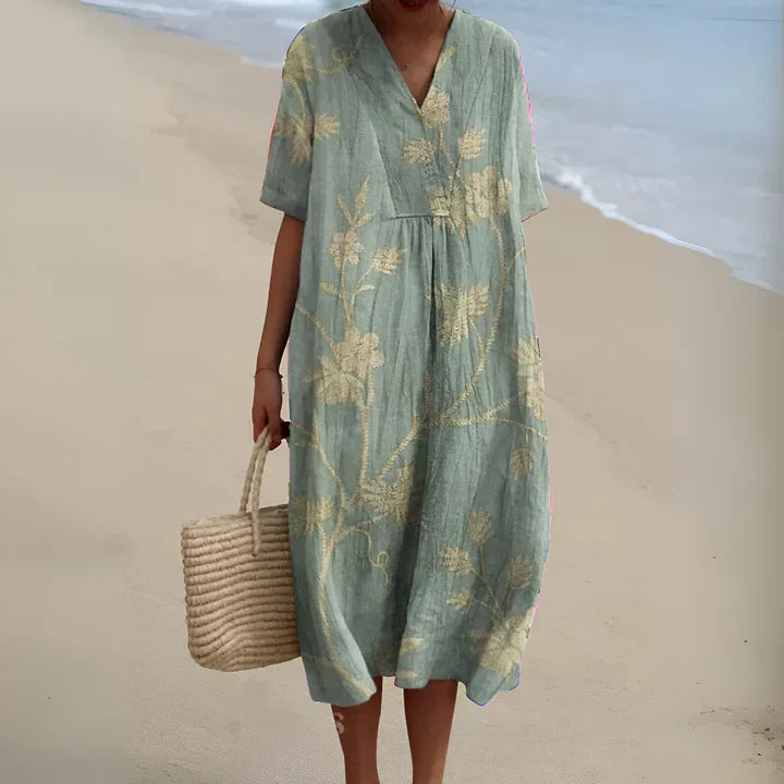 Aliza – Soft Pattern Day Dress