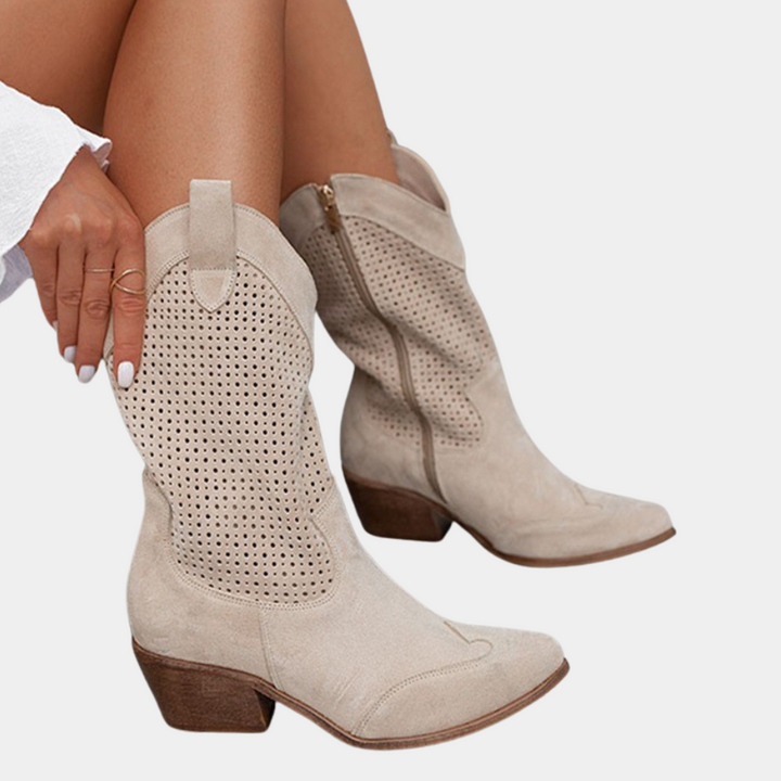 Athena - Cowboy Style Orthopedic Boots