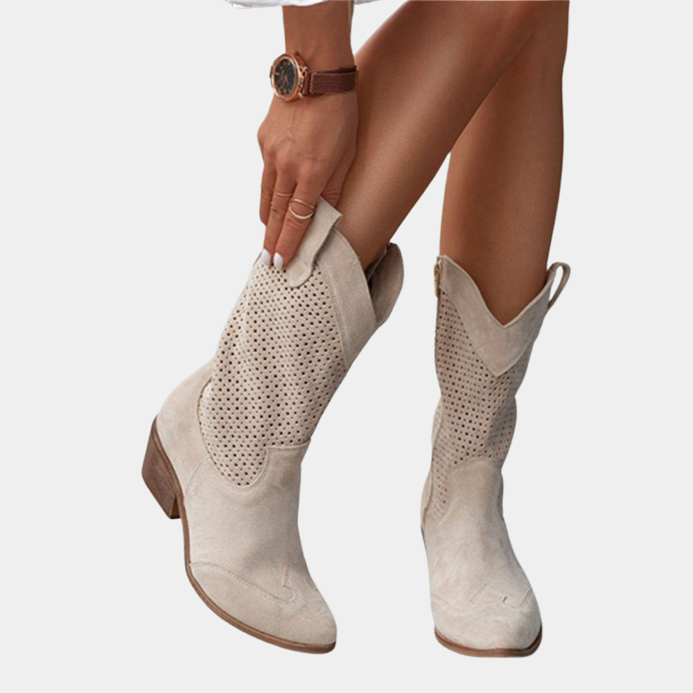 Athena - Cowboy Style Orthopedic Boots