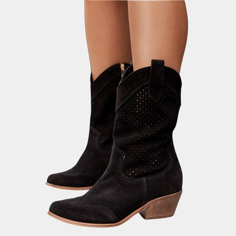 Athena - Cowboy Style Orthopedic Boots