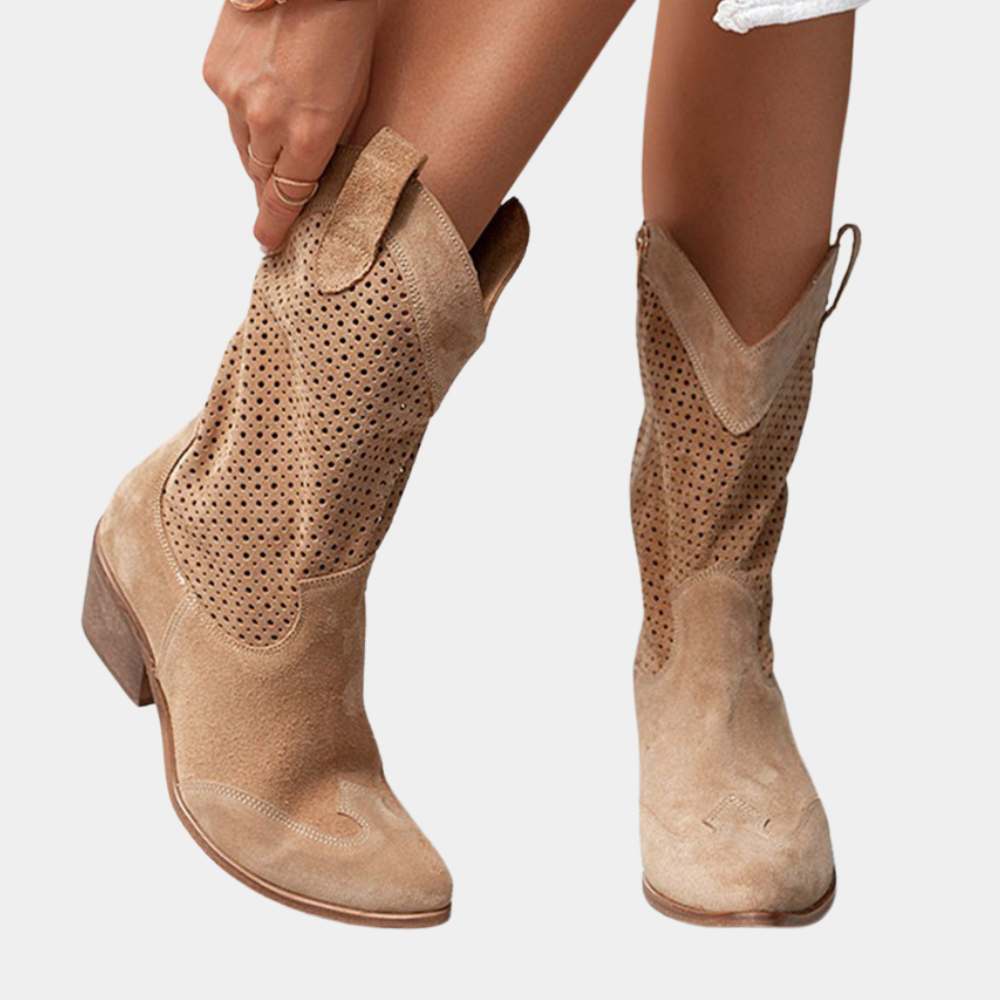 Athena - Cowboy Style Orthopedic Boots