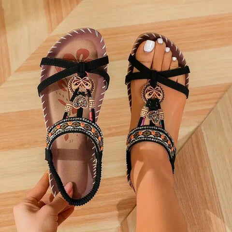 Bailey - Boho Flat Sandals