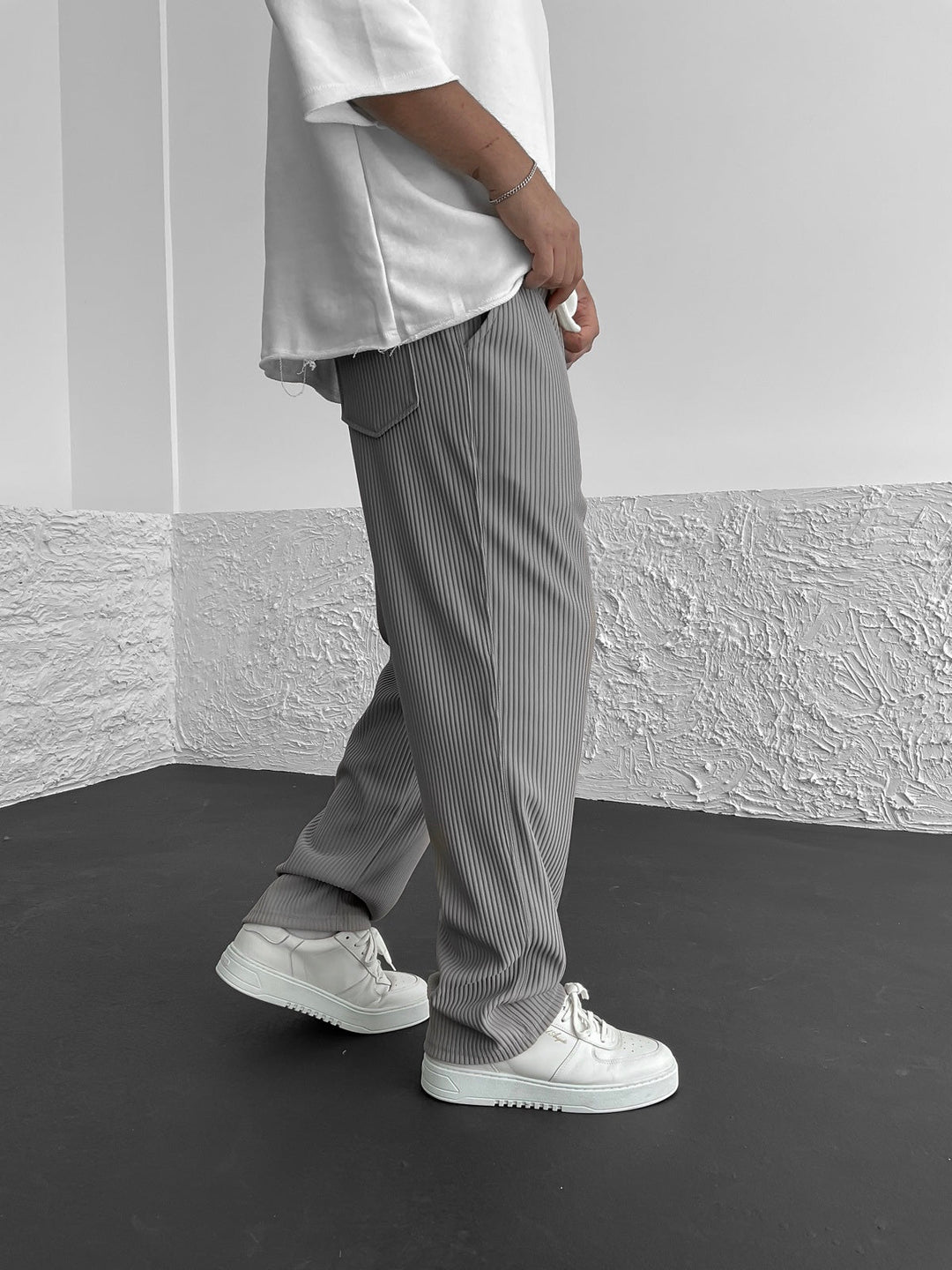 Ariel - Elegant Ribbed Pants
