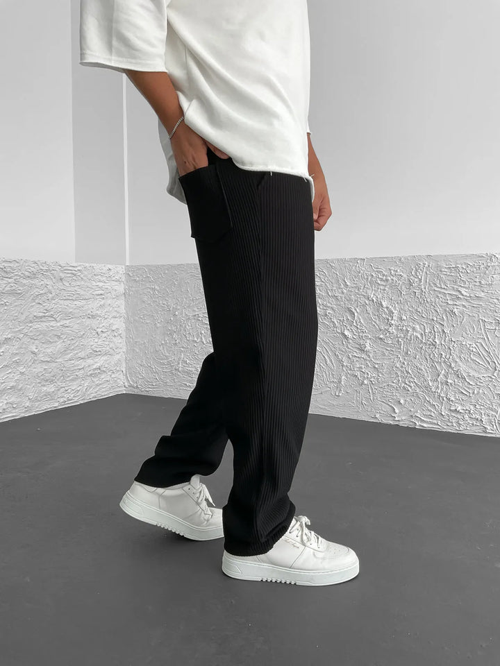 Ariel - Elegant Ribbed Pants