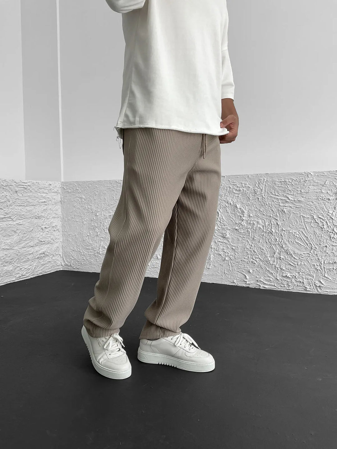 Ariel - Elegant Ribbed Pants
