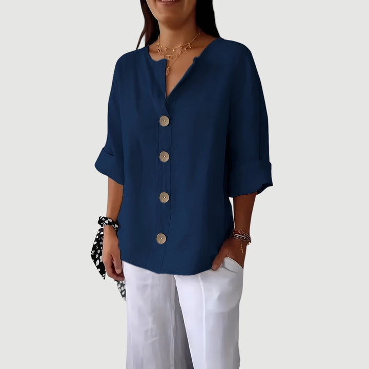 Beverly – Effortless Button Shirt Blouse