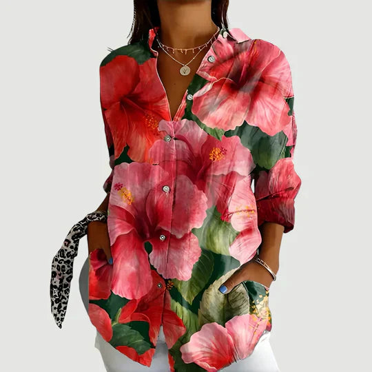 Arlie – Colorful Pattern Shirt Blouse