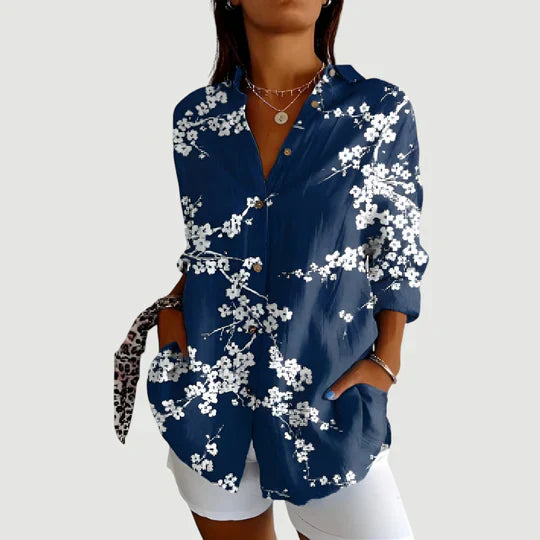 Arlie – Colorful Pattern Shirt Blouse